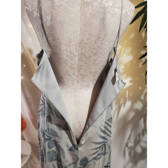 Vtg Jones New York 100% Silk Tropical Floral Maxi Dress Jacket 2 Pc Set Size 14 - Picture 8 of 10